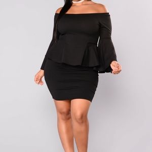 Fashion Nova skirt set (Mauve)